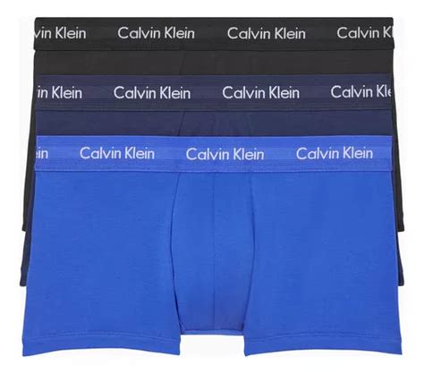 Paquete De B Xers De Tiro Bajo Azul Calvin Klein Cuotas Sin Inter S