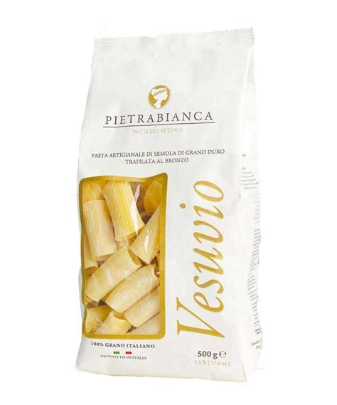 Pz Da G Rigatoni Pietra Bianca Pasta Artigianale Di Semola Di