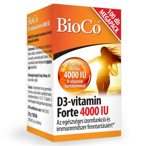 Bioco D Vitamin Forte Iu Tabletta Db