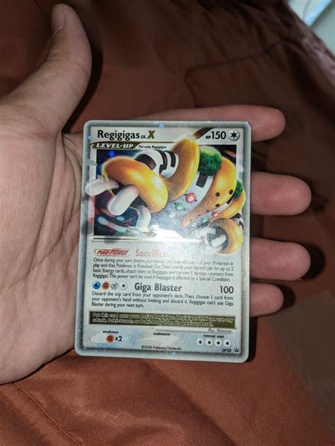 Pokemon Card Regigigas Lv X Dp Holo Rare Toys Collectibles