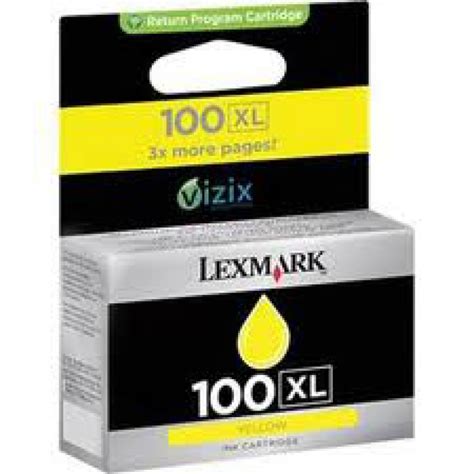 Lexmark 14N1071 Jaune No 100XL Originale Cartouches Escompte