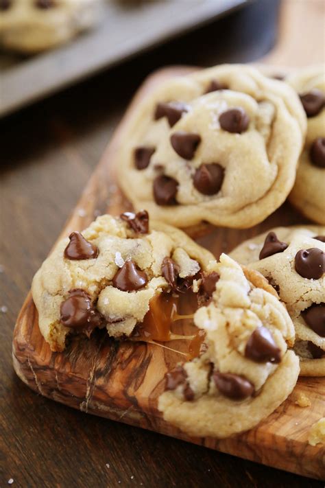 Caramel Sea Salt Chocolate Chip Cookies The Comfort Of Cooking