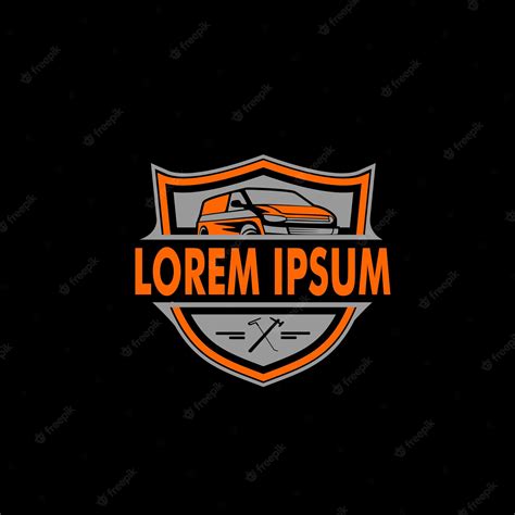 Premium Vector | Design logo template van modern style emblem