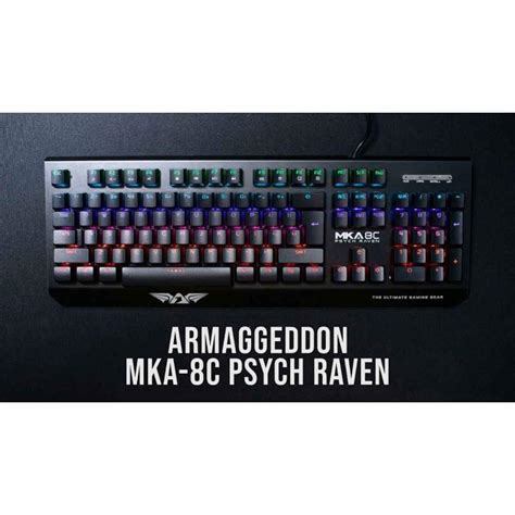 Jual Armaggeddon Mka C Mechanical Keyboard Rgb Psych Raven Di Seller