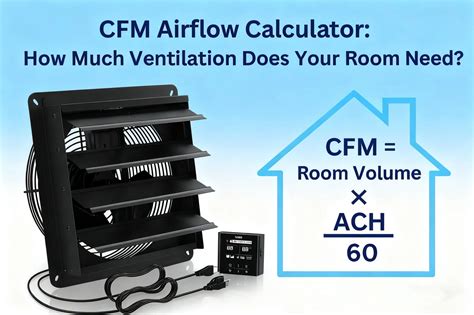 cfm airflow calculator   ventilation