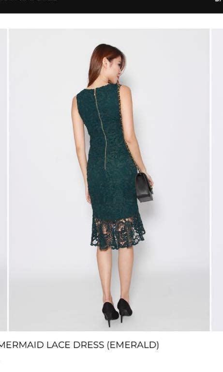 Faire Belle Kiara Mermaid Lace Dress Emerald Women S Fashion