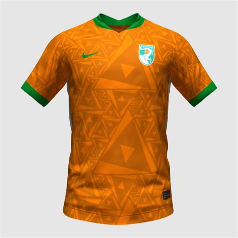 Ivory Coast Home Kit FIFA 23 Kit Creator Showcase