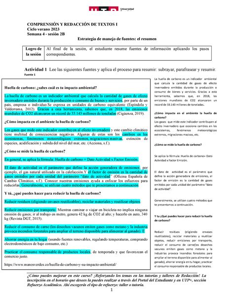 S S B El Resumen Estrategia De Manejo De Fuentes Material Verano