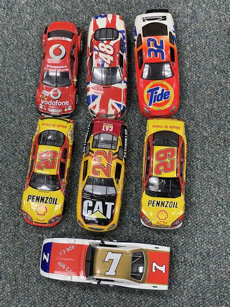 7 Misc. Nascar lot #32, 1/32 Slot Car, Used.