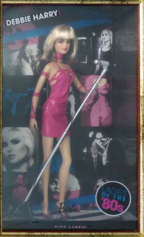 DEBBIE HARRY FROM BLONDIE, Barbie Doll, framed in original box, 39cm x ...