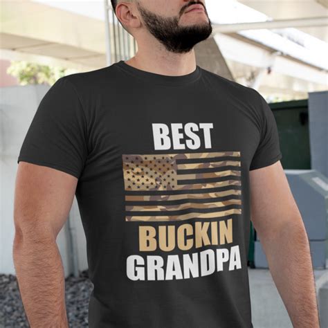 Best Bucking Grandpa T Shirt Unitedpatriot