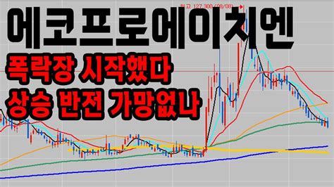 에코프로에이치엔 폭락장 시작했다 상승 반전 가망없나 주가 전망 주식 분석 Youtube