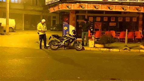 Edirne De Kontrolden Kan Motosiklet Devrildi S R C Yaraland Haberler