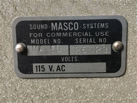 Masco Ma 50 Late 40’s Harpsucker Amps And Parts