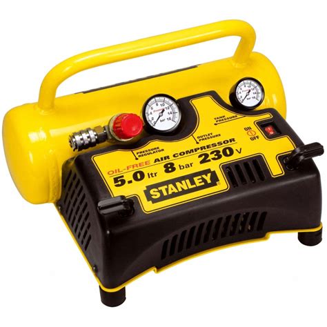 Stanley KOMPRESOR bezolejowy 5l 8bar WĄŻ 9393196612 oficjalne