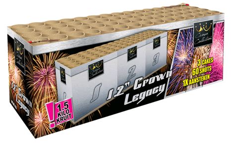 1 2 Crown Legacy 60 Schuss Verbundfeuerwerk 0633