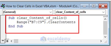 How To Clear Cells In Excel Vba 9 Easy Methods