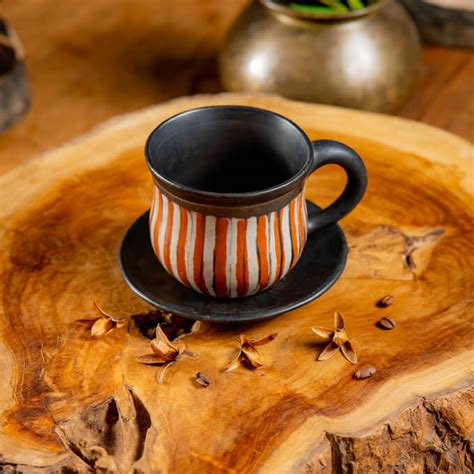 Handmade Ceramic Coffee cup Saucers – Afrotide Articrafts and Accessories