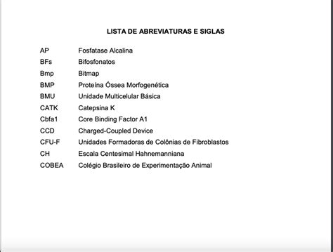 Normatização De Trabalhos Acadêmicos Lista De Abreviaturas E🤲