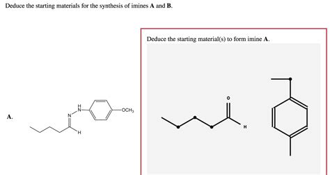 Solved Deduce The Starting Materials For The Synthesis Of