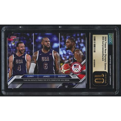 Stephen Curry Lebron James Kevin Durant Topps Now Olympic