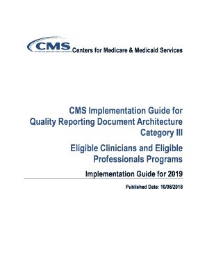 Fillable Online QRDA Eligible Clinicians And EP Implementation Guide