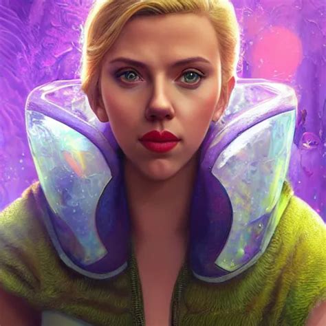 Portrait Of Scarlett Johansson As Super Mario Au Stable Diffusion