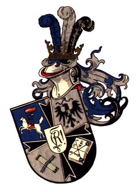 Wappen Von Burschenschaft Rheinfranken Marburg Coat Of Arms Crest Of