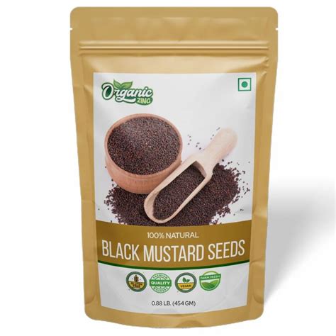 ORGANIC ZING BLACK MUSTARD SEED At Rs 163 Kg Black Mustard Seeds In