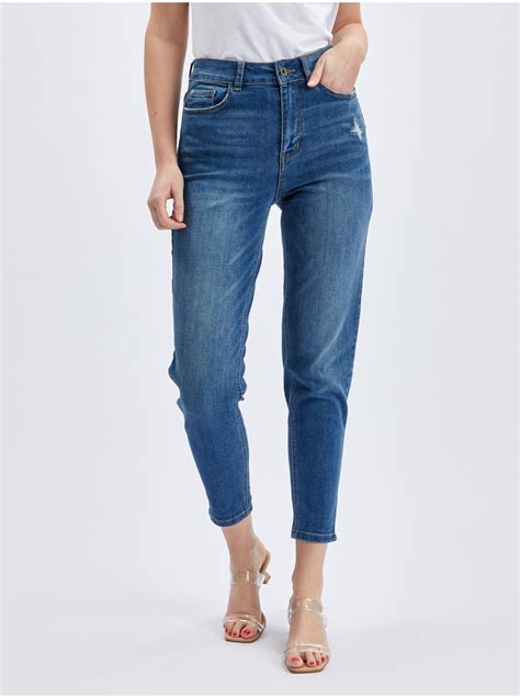 Dunkelblaue Mom Jeans F R Damen Orsay Orsay At Der Offizielle E