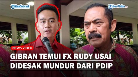 DIDESAK MUNDUR Gibran Bakal Temui FX Rudy Terkait Diminta Kembalikan