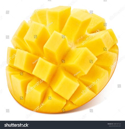 Sliced Mango Fruit Isolated On White Stock Photo 1680187123 Shutterstock