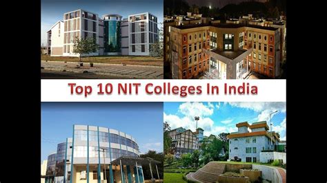 Top Nit Colleges In India Youtube