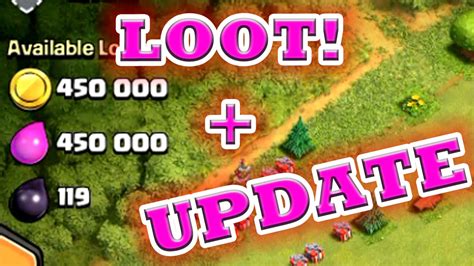 Clash Of Clans FARM LOOT UPDATE 103 YouTube