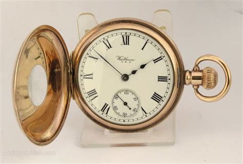 Antiques Atlas Antique Waltham Bartlett Half Hunter Pocket Watch