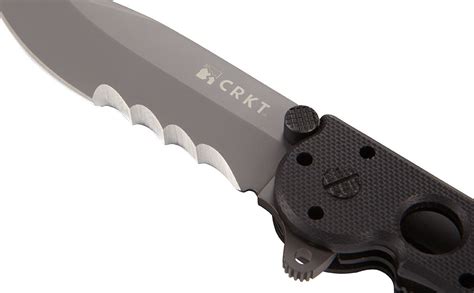 Crkt M G Edc Folding Pocket Knife Everyday Carry Black Serrated