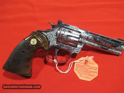 Colt King Cobra 22lr 4 25 First Ever To Be Engraved At The Colt Custom Shop For Sale