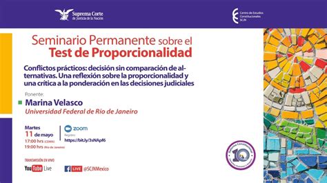 Seminario Permanente Sobre El Test De Proporcionalidad I 11 Mayo 2021