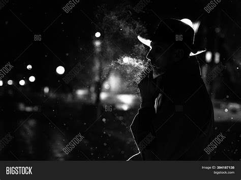 Dark Silhouette Man Image And Photo Free Trial Bigstock