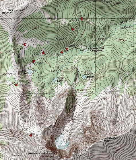 Wheeler Peak Topographic Map Photos Diagrams And Topos Summitpost