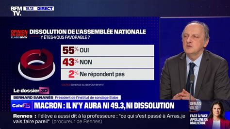 55 des Français se disent favorables à une dissolution de l