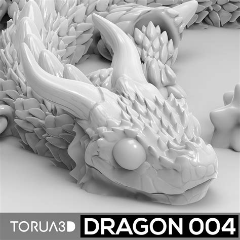 Articulated Dragon 004 | File STL by Torua3D | Printables Store