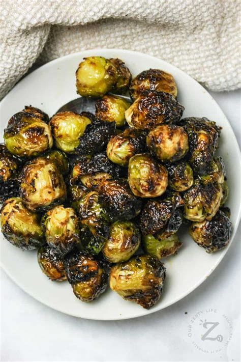 Air Fryer Brussels Sprouts Our Zesty Life