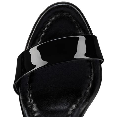 Miss Sabina Black Patent Calf Leather Women Shoes Christian