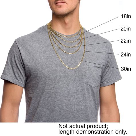 Necklace Length Guide Men S Yoiki Guide