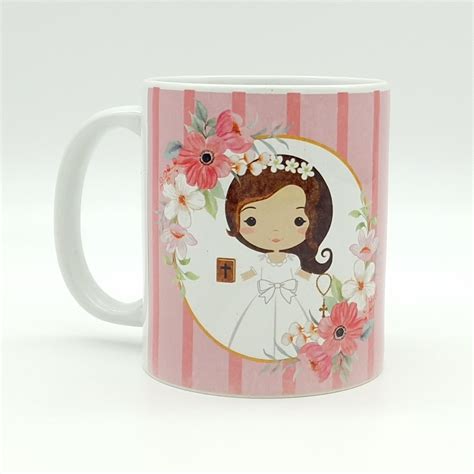 Taza Personalizada para Comunión Frutos Secos Pekas