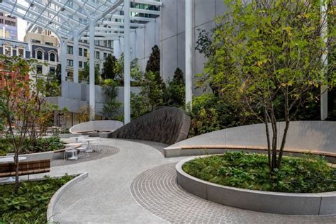 A New Public Garden Opens At 550 Madison World Landscape Architecture