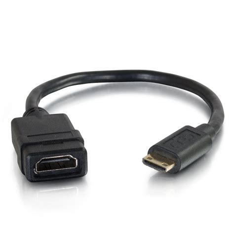 C2g Mini Hdmi Male To Hdmi Female Adapter Converter Dongle