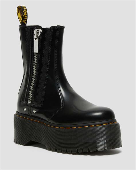 2976 Max Leather Platform Chelsea Boots Dr Martens