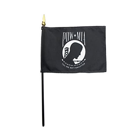 POW MIA Flags – 4”x6” Stick Flag for Sale - Made In The USA